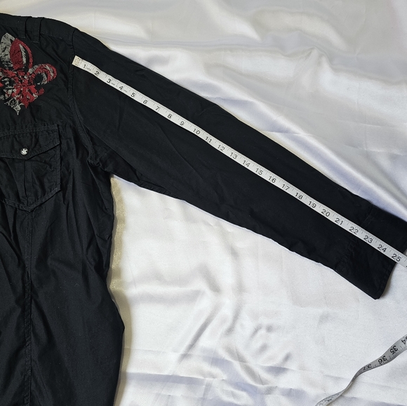 INC Men's Rockabilly Button Up 🖤 - Picture 4 of 6